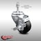 Service Caster 3.5 Inch SS Soft Rubber Wheel Swivel 10mm Threaded Stem Caster with Brake SCC-SSTS20S3514-SRS-TLB-M1015 - alternate 3